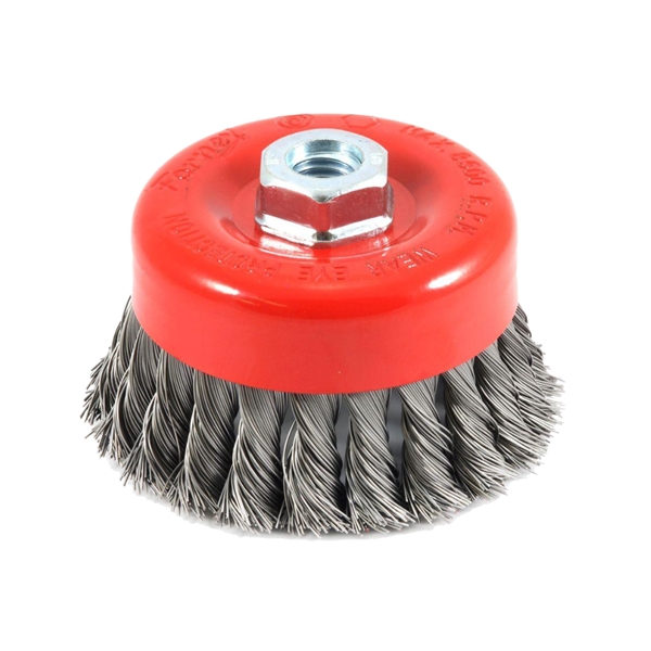 Twisted Knot Wire Cup Brush Twisted Knot Wire Cup Brush