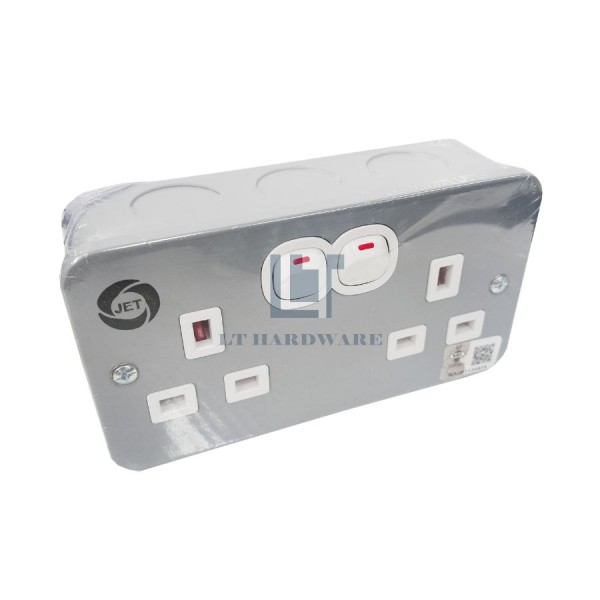 13A Industrial Metal Clad Switch Socket Outlet (Sirim)