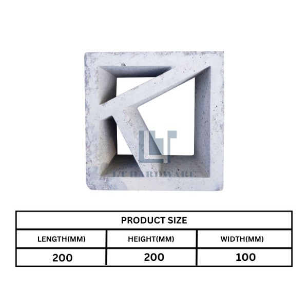 Decoration Concrete Block BE 32215 (MELAKA AREA ONLY)