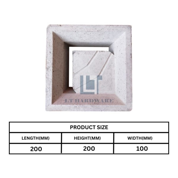 Decoration Concrete Block EE 12216 (MELAKA AREA ONLY)