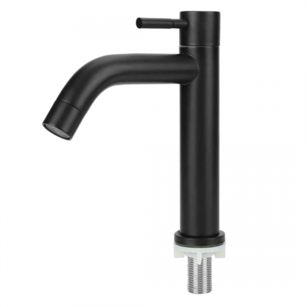 Stainless Steel 304 Matte Black Pillar Tap Basin