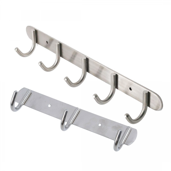 SUS304 J Hook Wall Mount Stainless Steel Robe Clot...