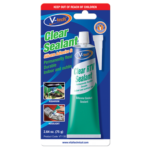 V-TECH 75G Clear RTV Sealant V...
