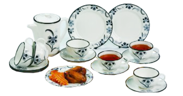 17PCS Claytan Tableware Set Festive Floral CTG 1-570617 | Building ...