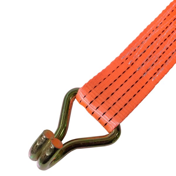 Belt Strap Tie-Down With Hook (Nylon) Belt Strap Tie-Down With Hook (Nylon)