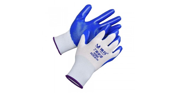 Nitrile Latex Glove Sarung Tangan Getah Latex Coated Protective