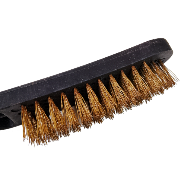 30CM Black Brass Wire Brush Metal Cleaner